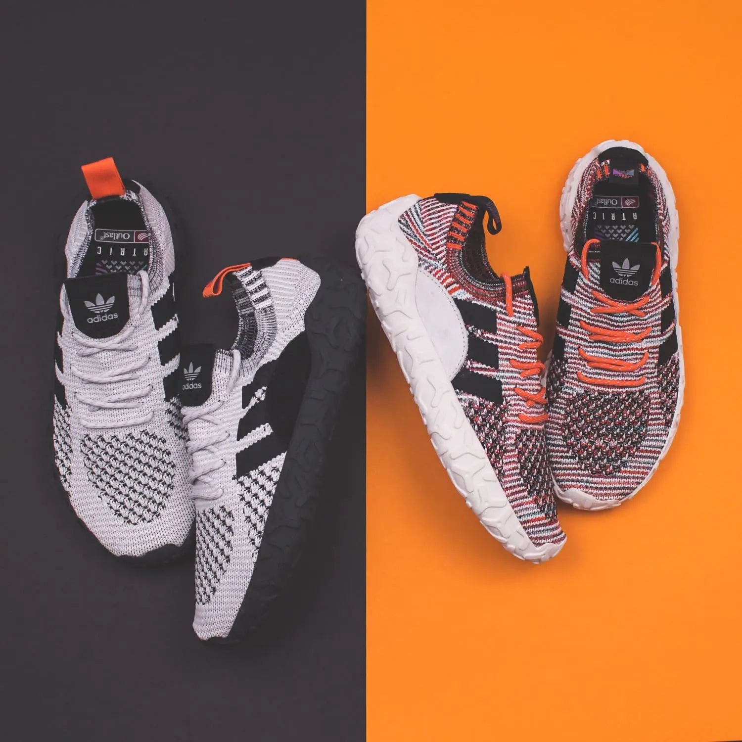 Adidas Originals F 22 PK Primeknit Light Trace Orange Black Grey Black Orange CQ3026 CQ3025 Solestop