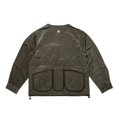 Lakh Transparent Ripstop Inner Jacket Army Green