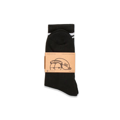 Solestop Run Club Logo Sock Black
