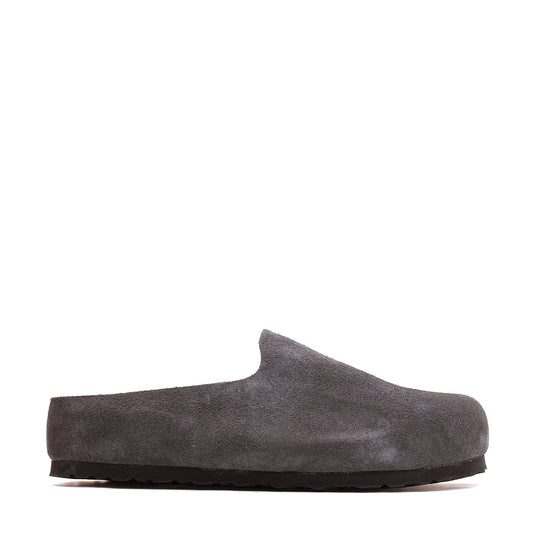 Birkenstock Amsterdam Wrapped Suede Charcoal