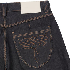 SCRT Selvedge Wide Shorts Indigo
