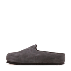 Birkenstock Amsterdam Wrapped Suede Charcoal