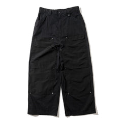 Lakh Double-Knee Functional Painter Pants Black