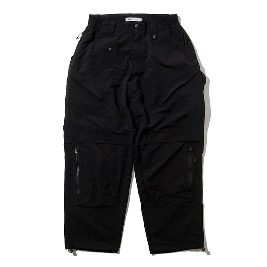 Lakh Multi Pockets Detached Cargo Pants Black