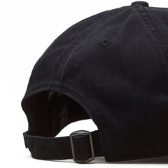 Reigning Champ Cotton Chino Low Pro Strapback Cap Washed Black
