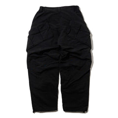 Lakh Multi Pockets Detached Cargo Pants Black