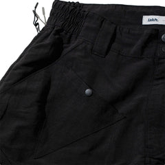 Lakh Multi Pockets Detached Cargo Pants Black