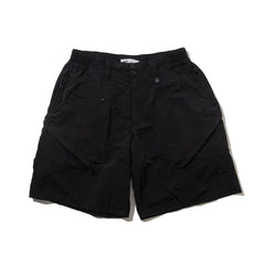 Lakh Multi Pockets Detached Cargo Shorts Black