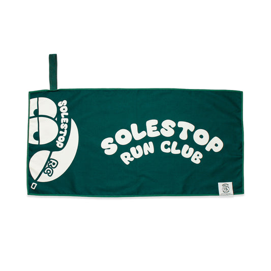 Solestop Run Club Quick Dry Towel Green