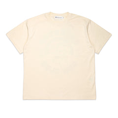 Solestop Run Club Mascot Loose Fit Boxy Cropped T-Shirt Apricot