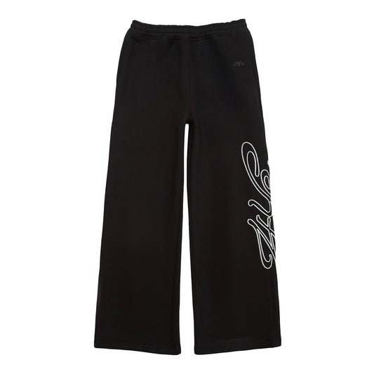 4YE Signature Wide Pant - Black/White