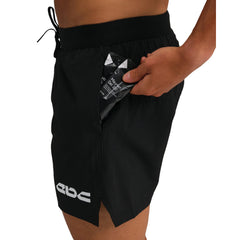 Everyday Better Club Performance Short 5 Inch Black White