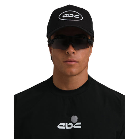Everyday Better Club Performance Crest Trucker Mesh Cap Black