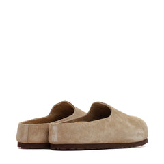Birkenstock Amsterdam Wrapped Suede Taupe