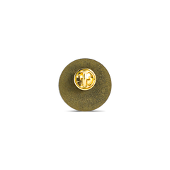 Solestop Run Club Metal Pin Green Gold