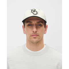 Reigning Champ Colour Block Highlander Strapback Cap Black Ivory