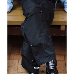 Lakh Double-Knee Functional Painter Pants Black