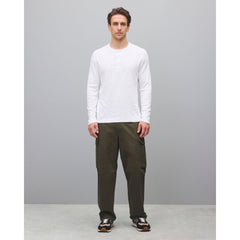 Reigning Champ 1x1 Slub Slim Henley White