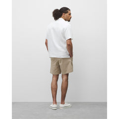 Reigning Champ Linen Retreat Standard Camp Shirt White