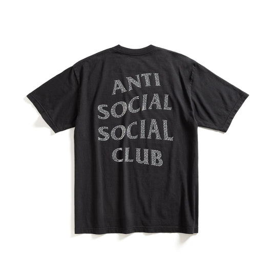Anti Social Social Club Rhinestone Tee Black