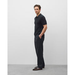Reigning Champ Supima Mesh Cruise Polo Black