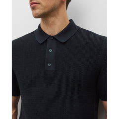 Reigning Champ Supima Mesh Cruise Polo Black