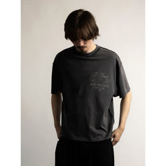 SCRT Theatre Cropped T-Shirt Washed Black