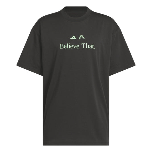 Adidas Ant Believe Tee Anthony Edwards Black Green JW4291 - T-SHIRTS - Canada