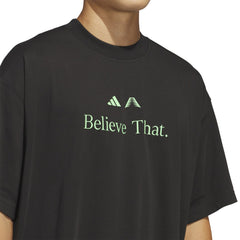 Adidas Ant Believe Tee Anthony Edwards Black Green JW4291 - T-SHIRTS - Canada