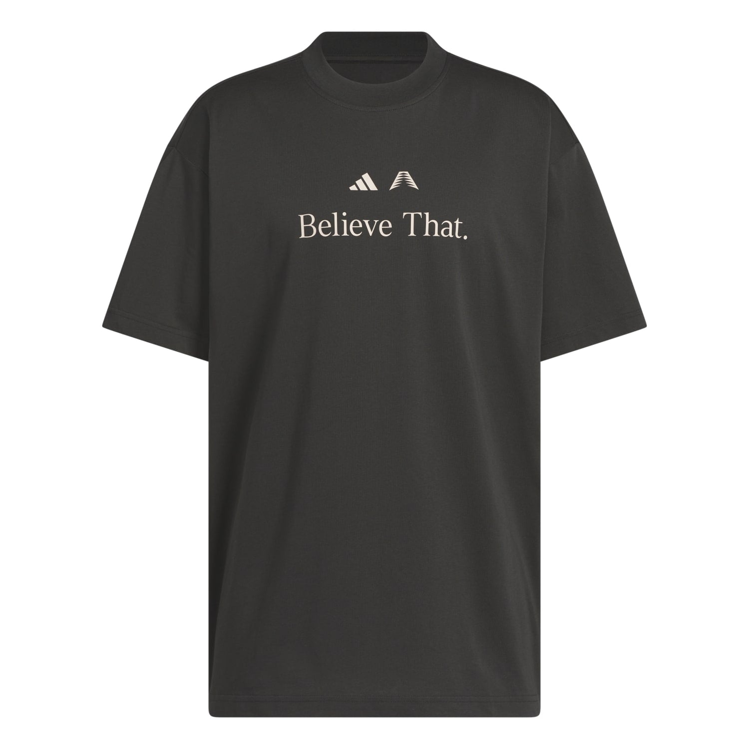 Adidas Ant Believe Tee Anthony Edwards Black Taupe JW4292 - T-SHIRTS - Canada