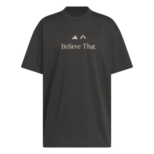 Adidas Ant Believe Tee Anthony Edwards Black Taupe JW4292 - T-SHIRTS - Canada