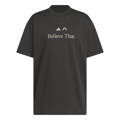 Adidas Ant Believe Tee Anthony Edwards Black Taupe JW4292 - T-SHIRTS - Canada