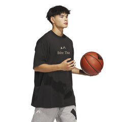 Adidas Ant Believe Tee Anthony Edwards Black Taupe JW4292 - T-SHIRTS - Canada