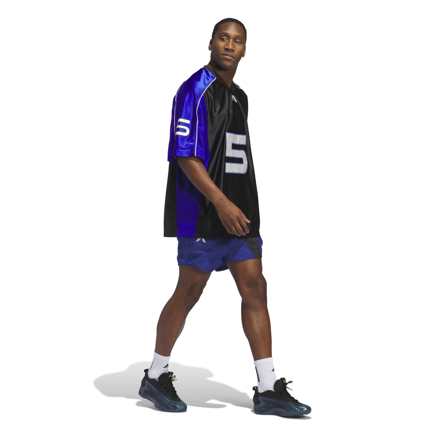 Adidas Ant Short Anthony Edwards Blue Black JD6150 - SHORTS - Canada