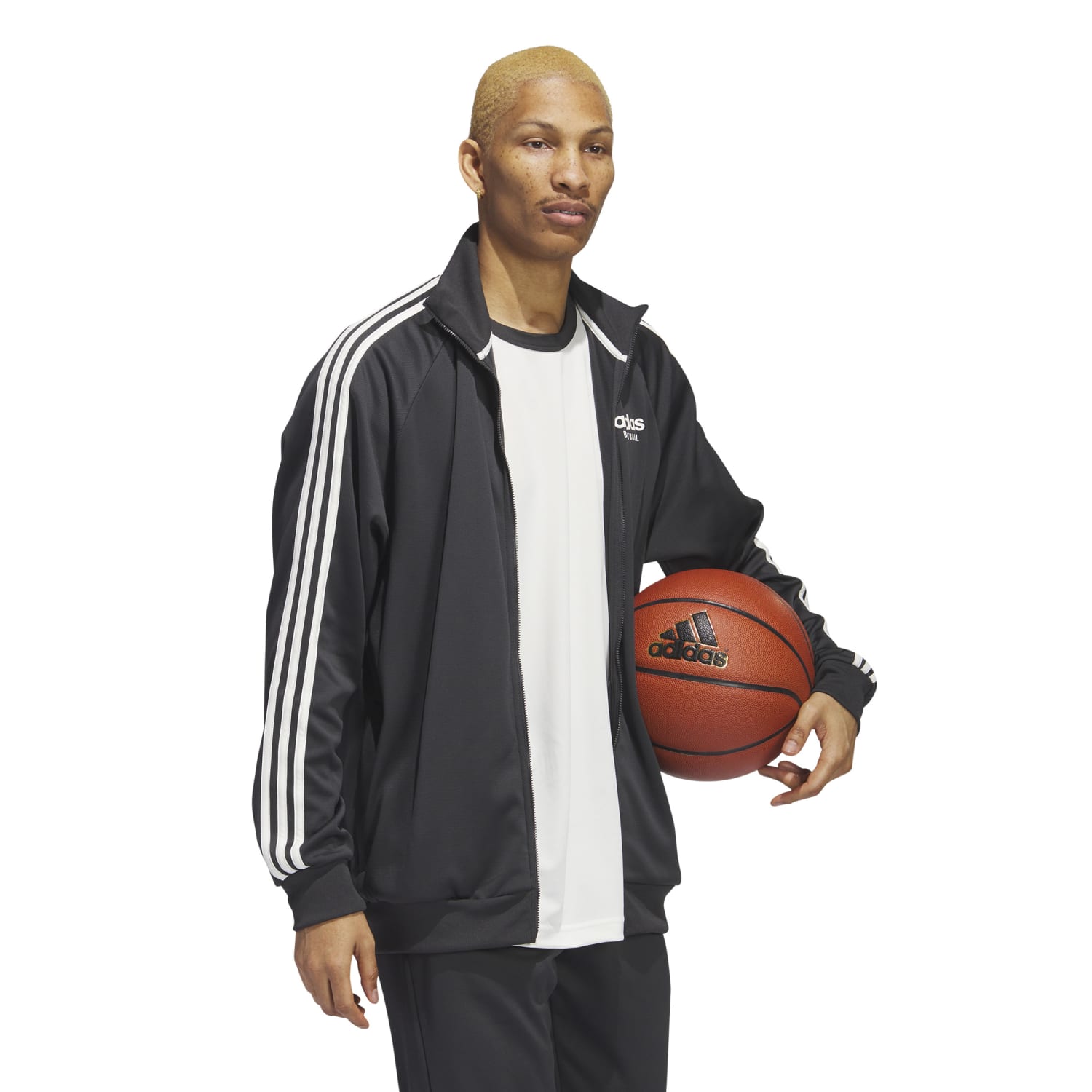 Adidas Basketball Men Select Jacket Grey IL2189 - OUTERWEAR Canada