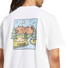 Adidas Men AEROREADY Graphic T-Shirt White - T-SHIRTS - Canada