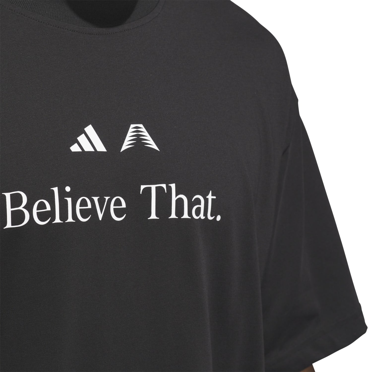 Adidas Men Anthony Edwards Believe T-Shirt Black JM7951 - T-SHIRTS - Canada