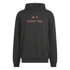 Adidas Men Anthony Edwards Believe That Hoodie Black - SWEATERS - Canada