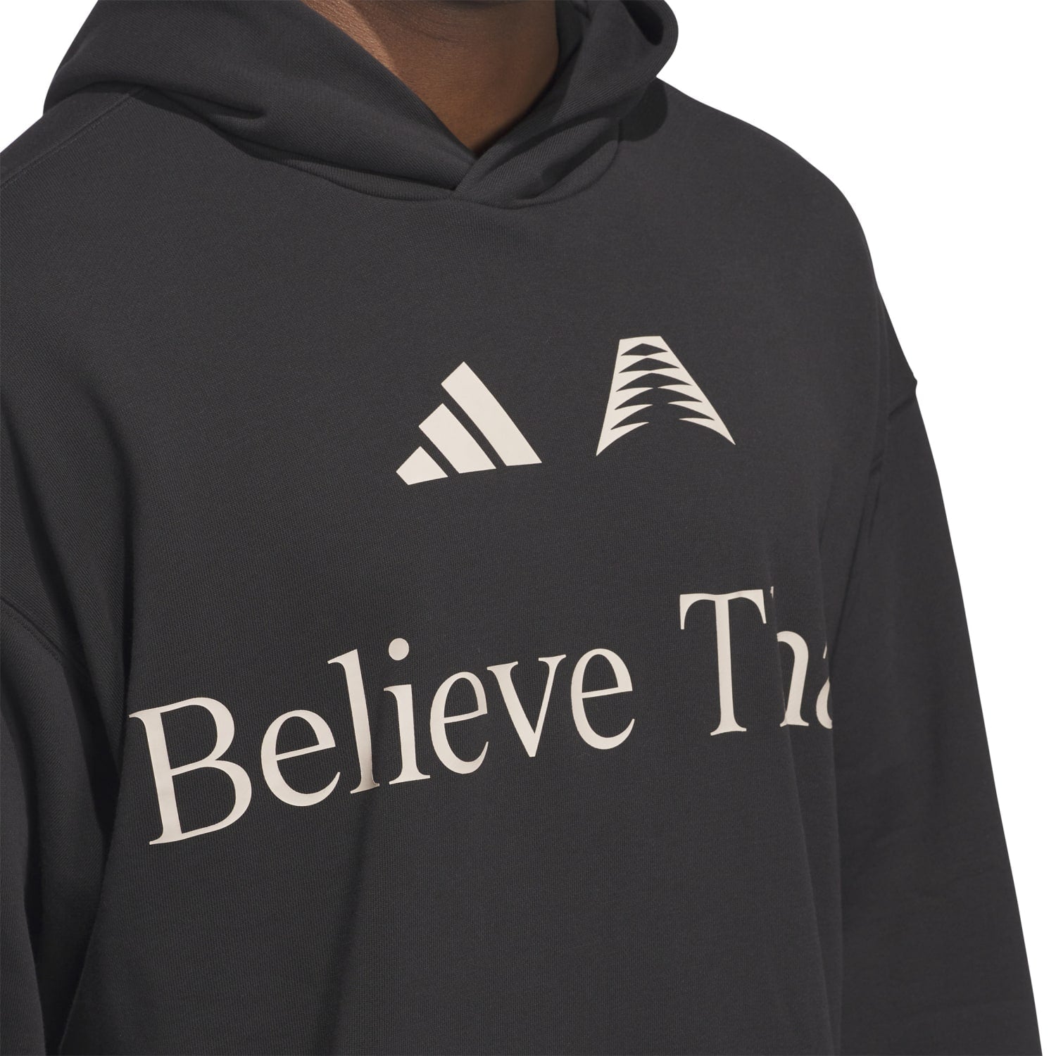 Adidas Men Anthony Edwards Believe That Hoodie Black JW4293 - SWEATERS - Canada