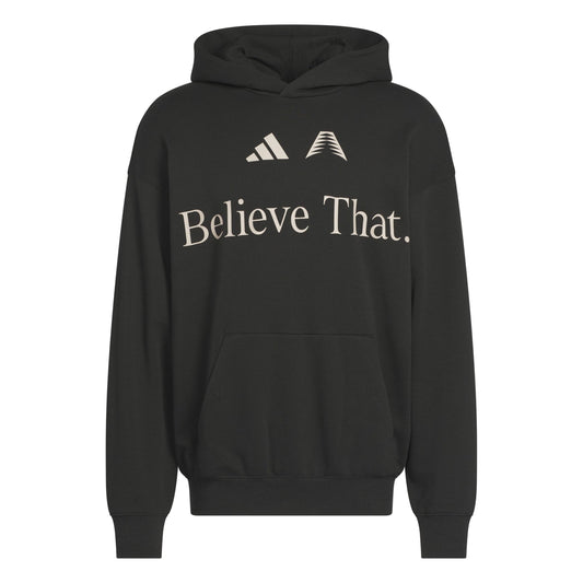 Adidas Men Anthony Edwards Believe That Hoodie Black JW4293 - SWEATERS - Canada