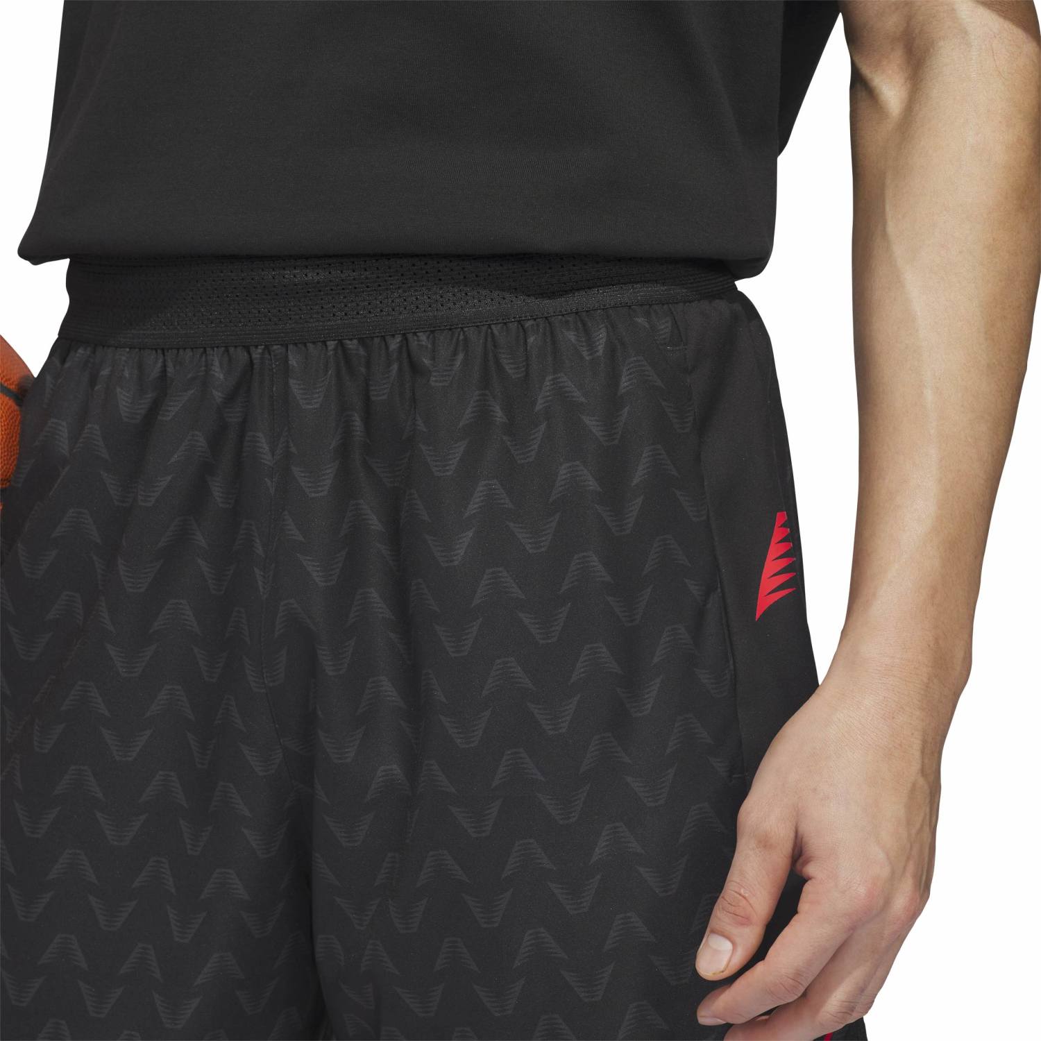 Adidas Men Anthony Edwards Crazy Lite AOP Shorts Black - SHORTS - Canada