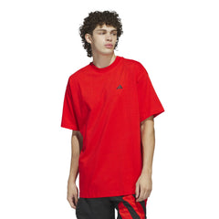 Adidas Men Anthony Edwards Graphics Tee Red JD6155 - T-SHIRTS - Canada