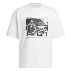 Adidas Men Anthony Edwards Tee White - T-SHIRTS - Canada