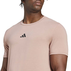 Adidas Men Designed for Training Workout Tee Pink - T-SHIRTS - Canada