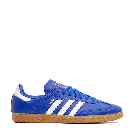 Adidas Men Samba OG Blue Cloud White Gum JR0882 - FOOTWEAR - Canada