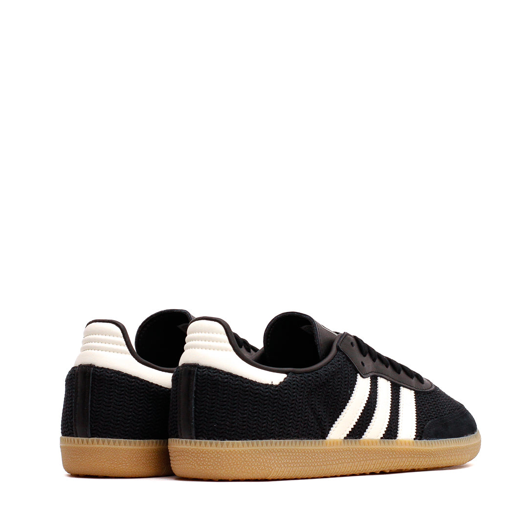 Adidas Men Samba OG Knitted Mesh Black White Gum JQ5141 - FOOTWEAR - Canada
