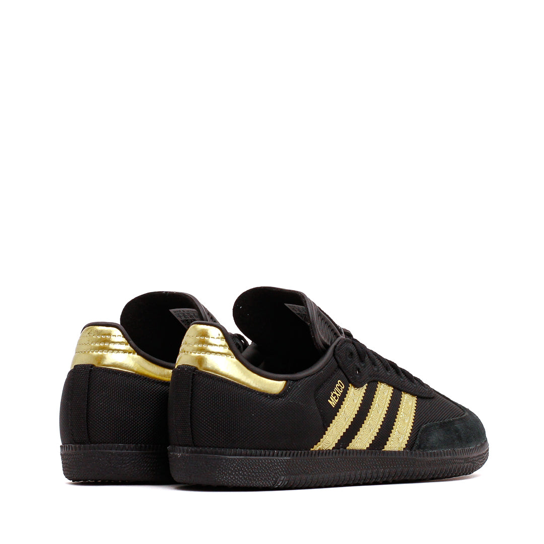 Adidas Men Samba OG Mexico Black Gold Metallic JH5656 - FOOTWEAR - Canada