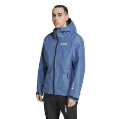Adidas Men Terrex XPERIOR GORE-TEX Paclite Rain Jacket Blue - OUTERWEAR - Canada