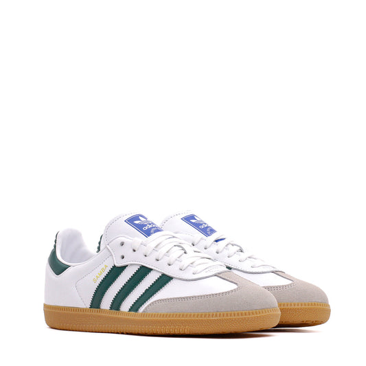 Adidas Originals Men Samba OG White Green IE3437 - FOOTWEAR Canada