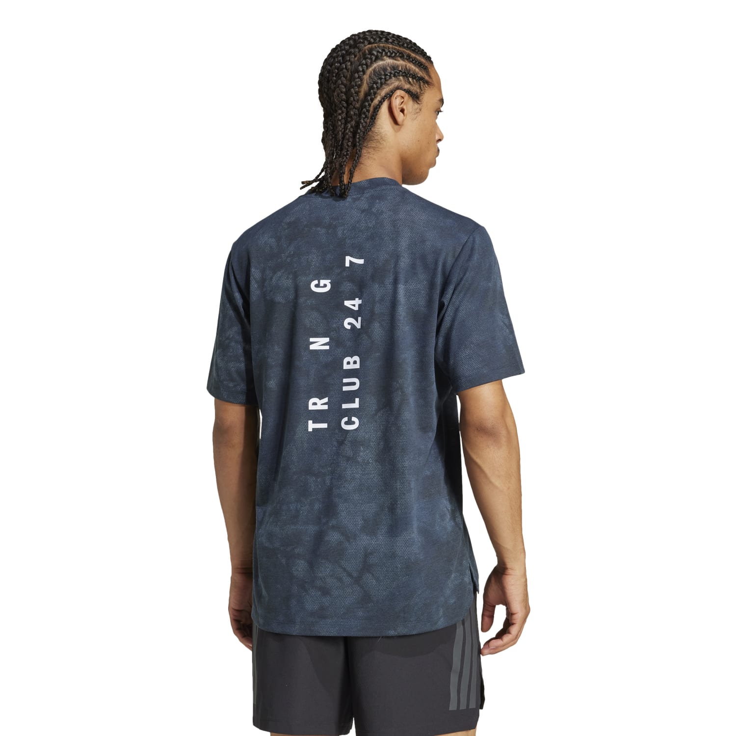 Adidas Power Graphic Tee Blue - T-SHIRTS - Canada